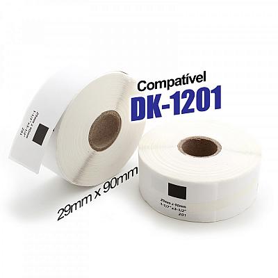 Etiqueta Compatível DK-1201 29mm x 90mm