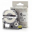 Fita Compatível 6mm BRANCO para Rotulador Epson LW-300 400 600