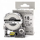 Fita Compatível 18mm BRANCA para Rotulador Epson LW-400 600 700 900 1000