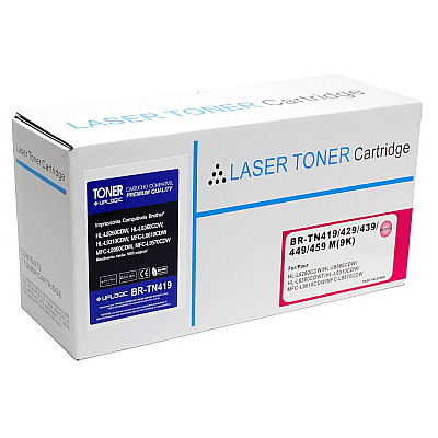 Toner Compatível com Brother TN-419M Magenta L8360 L8610 L8900 L9570